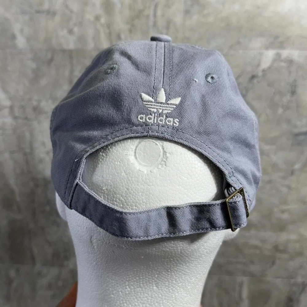 Adidas Hat Cap Adjustable Strapback Baseball Gray… - image 4